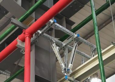 甘谷该抗震支架的整体式支吊架结构协调性好